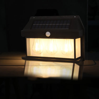 Triple Lanterne Vintage Bougie, nouvelle lampe murale à induction solaire