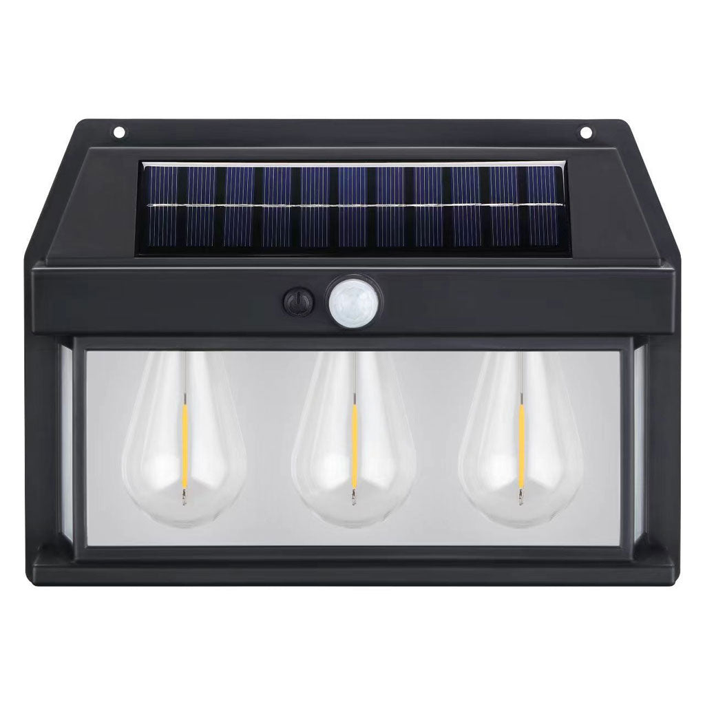 Triple Lanterne Vintage Bougie, nouvelle lampe murale à induction solaire