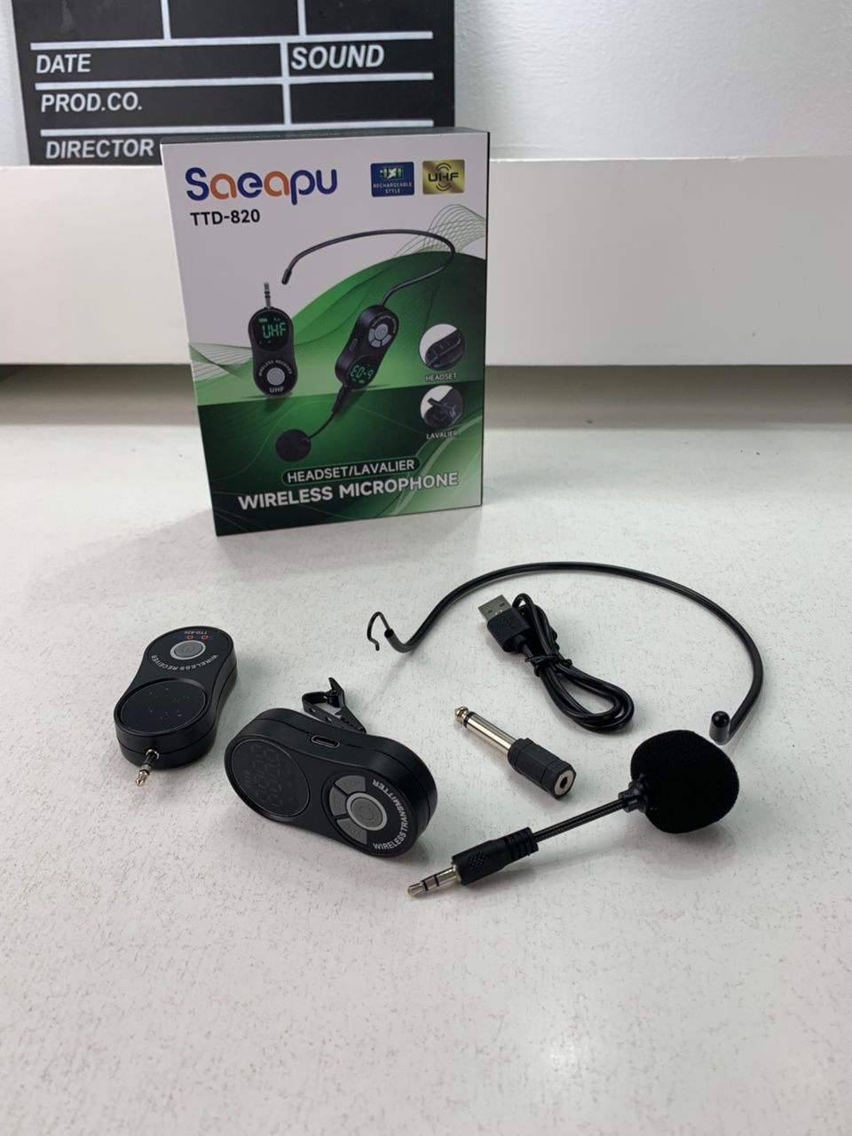 Microphone Lavalier Sans Fil Rechargeable TTD-820 – ميكروفون لاسلكي قابل للشحن