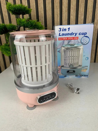 Machine à laver 3L Portable pour sous-vêtements avec lumière bleue – غسالة ملابس محمولة