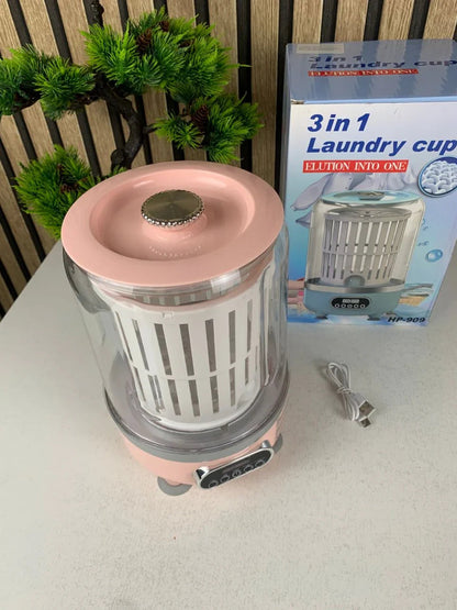 Machine à laver 3L Portable pour sous-vêtements avec lumière bleue – غسالة ملابس محمولة