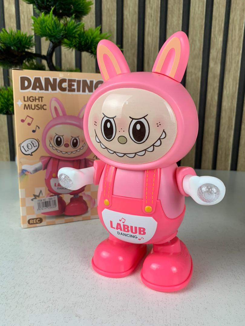 Labubu jouet dansant et chantant avec projecteur sonore et lumineux