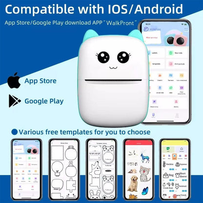 Mini imprimante Thermique Bluetooth sans Fil pour Smartphone – طابعة حرارية لاسلكية