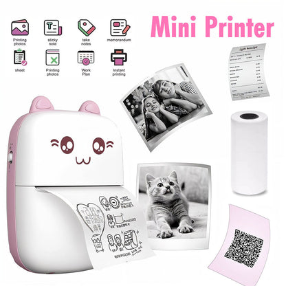 Mini imprimante Thermique Bluetooth sans Fil pour Smartphone – طابعة حرارية لاسلكية تنزوت