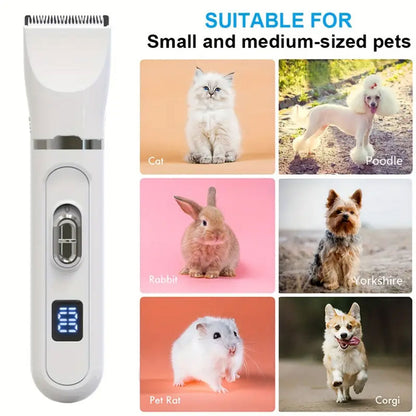 Tondeuse Électrique 4EN1 Silencieux pour Animaux – ماكينة حلاقة كهربائية للحيوانات