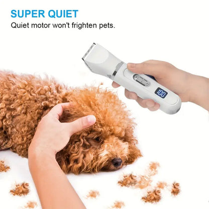 Tondeuse Électrique 4EN1 Silencieux pour Animaux – ماكينة حلاقة كهربائية للحيوانات