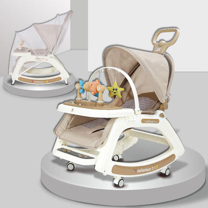 Chaise à bascule portable pour enfants avec poignée parentale inclinaison multi-positions – كرسي أطفال بعدة وضعيات للجلوس