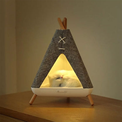 Veilleuse et Haut Parleur design en forme de tente – مكبر صوت على شكل خيمة