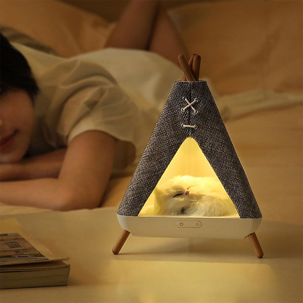 Veilleuse et Haut Parleur design en forme de tente – مكبر صوت على شكل خيمة
