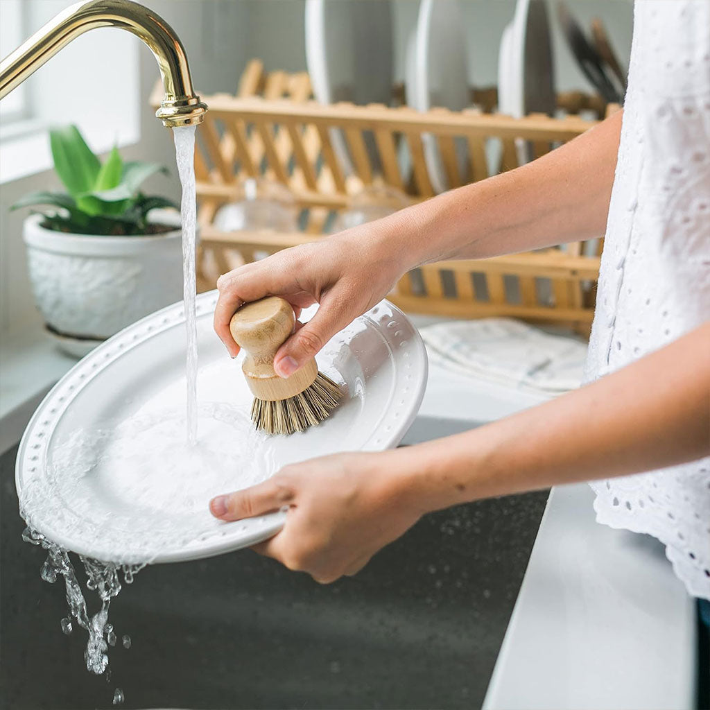 Égouttoir à vaisselle pliable en bambou de haute qualité – حامل أواني الغسيل