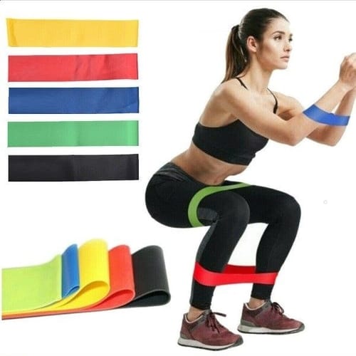 Bande 5Pcs de résistance élastique extensible pour l’entraînement تنزوت