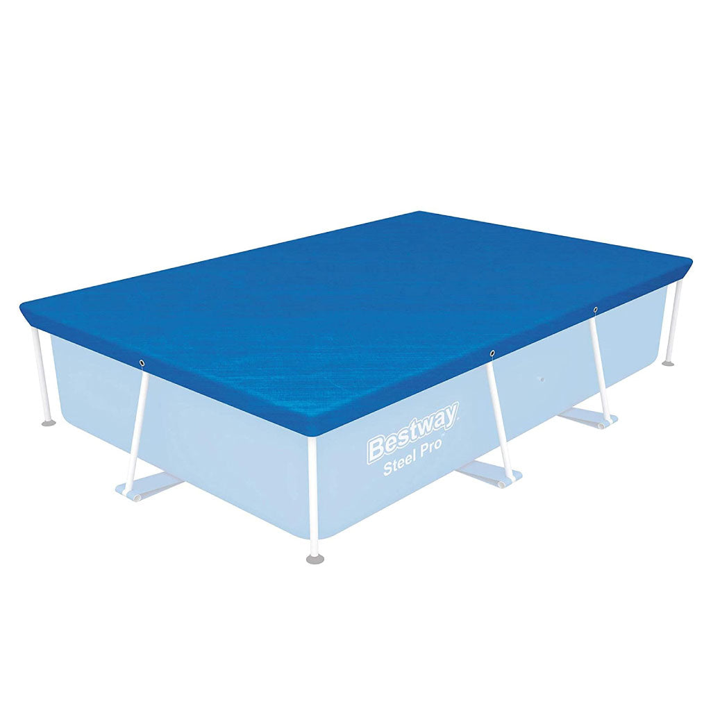 Grande bâche de piscine rectangulaire en polyéthylène 400 x 211 cm Bestway 58107 – غطاء مسبح