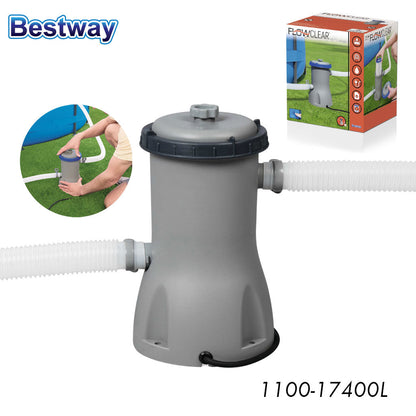 FlowClear Pompe de Filtre à Cartouche 1100-17400L Bestway 58386 تنزوت