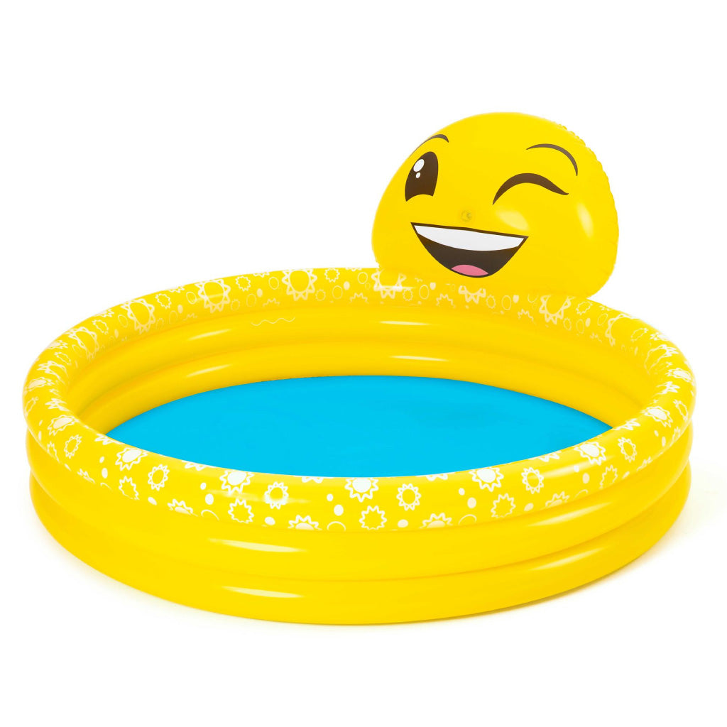 Piscine Gonflable Ronde Motif Emoji Pour Enfants 165 x 144 x 69 cm Bestway 53081