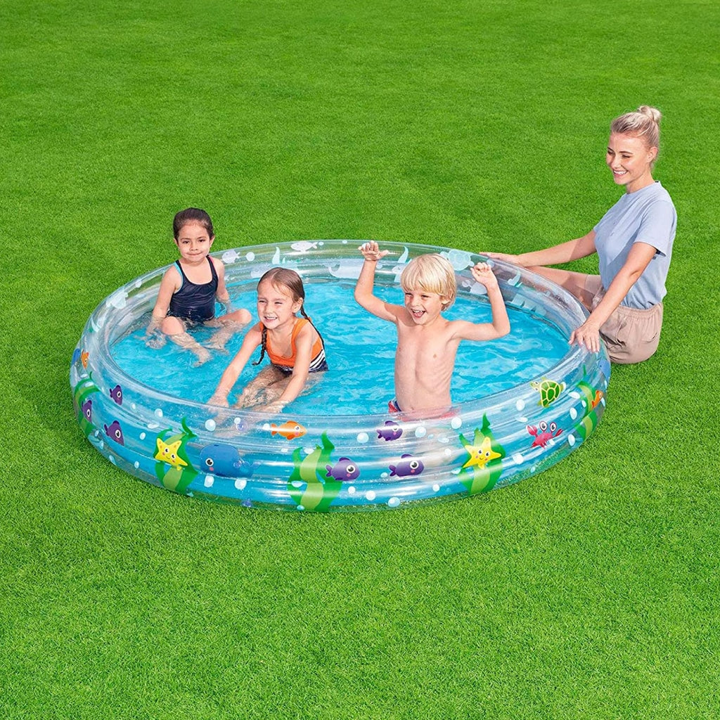 Piscine Gonflable Ronde Transparente Pour Enfants 183 x 33cm Bestway #51005