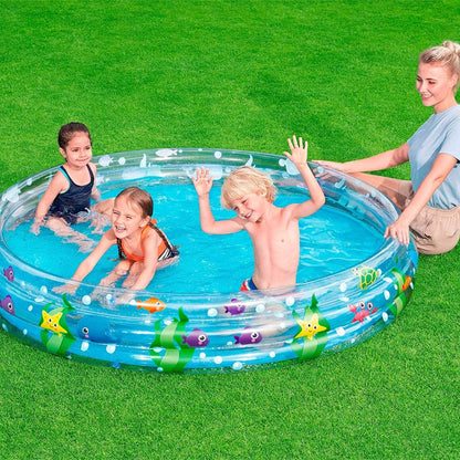 Piscine Gonflable Ronde Transparente Pour Enfants 183 x 33cm Bestway #51005