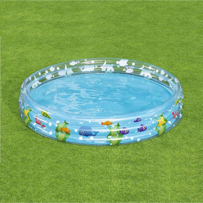 Piscine Gonflable Ronde Transparente Pour Enfants 183 x 33cm Bestway #51005