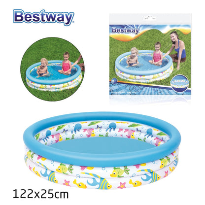 Piscine Gonflable Ronde Pour Enfants 122 x 25cm Bestway #51009 تنزوت