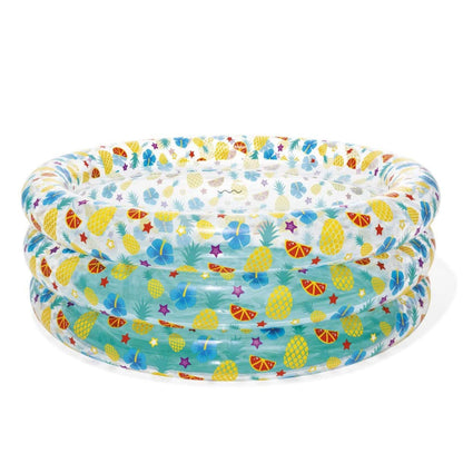 Piscine Ronde Gonflable en 3 Anneaux Fruits Pour Enfants Bestway 51048