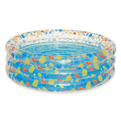 Piscine Ronde Gonflable en 3 Anneaux Fruits Pour Enfants Bestway 51048