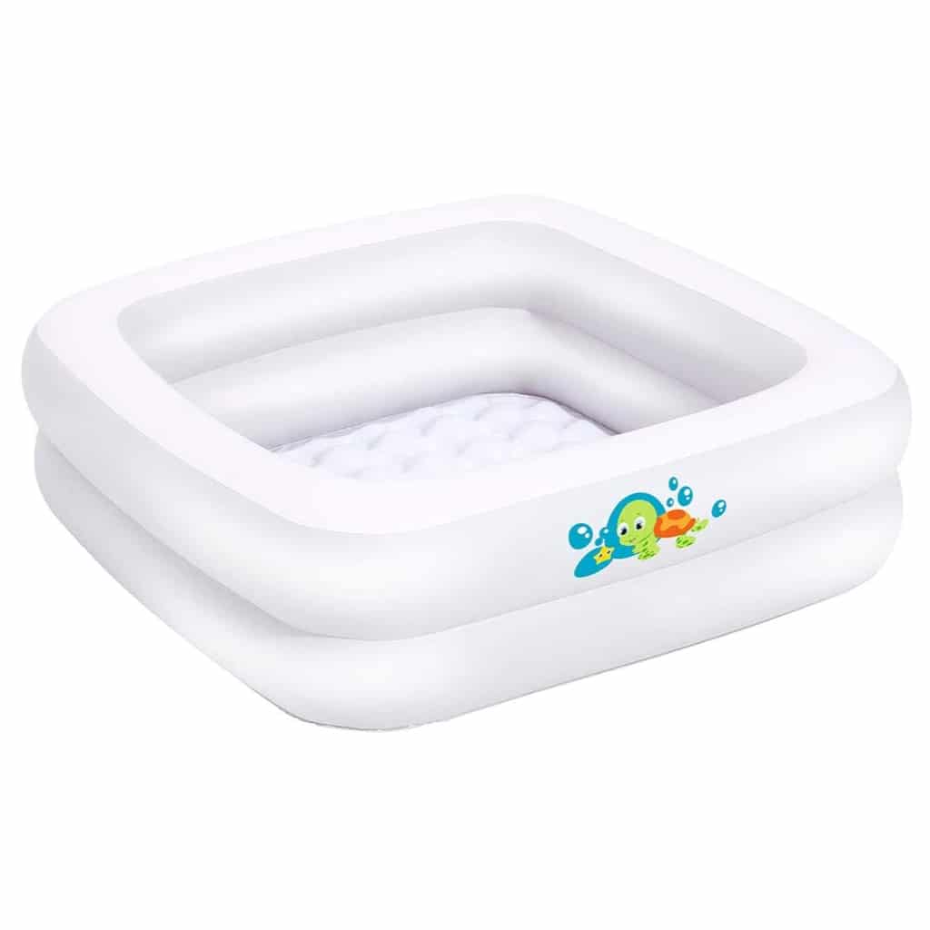 Baignoire Gonflable Carrée à Double Anneau Pour Bébé 86 x 86 x 25 cm Bestway 51116