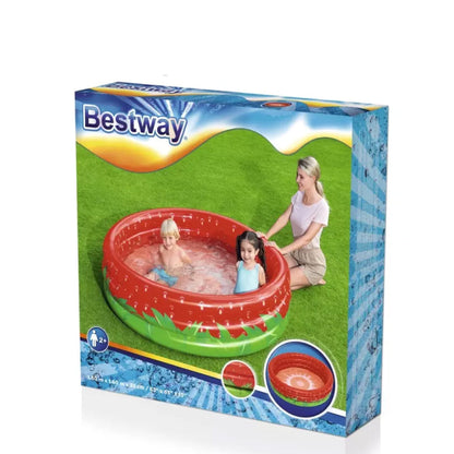 Piscine Ronde Gonflable “Fraise” Pour Enfants 160 x 38 cm Bestway 51145