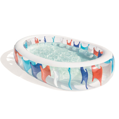 Piscine Elliptique Gonflable Familiale Bestway 54066