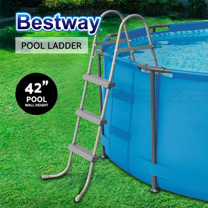 Bestway Echelle de Piscine 3 Marches 107cm 150kg 58335