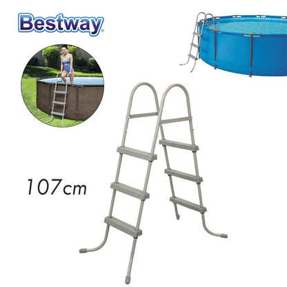 Bestway Echelle de Piscine 3 Marches 107cm 150kg 58335 تنزوت