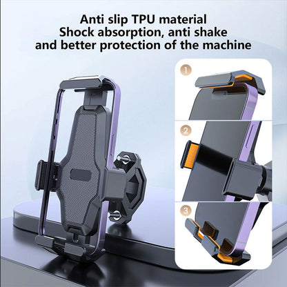 Support Téléphone Vélo et Moto Auto-Lock Rotation 360° – حامل هواتف للدراجات
