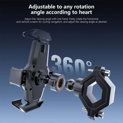 Support Téléphone Vélo et Moto Auto-Lock Rotation 360° – حامل هواتف للدراجات