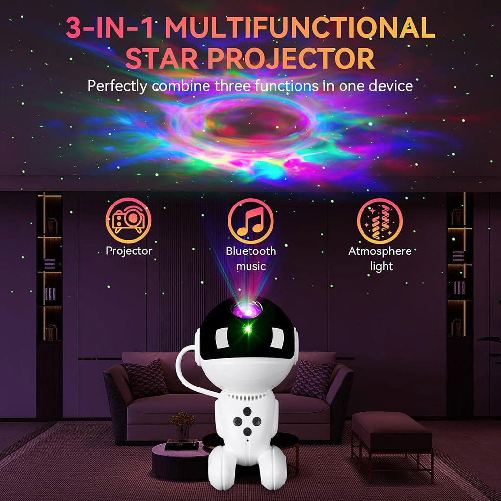 Projecteur et Haut Parleur Robot Galaxy Black Hole Contrôle APP