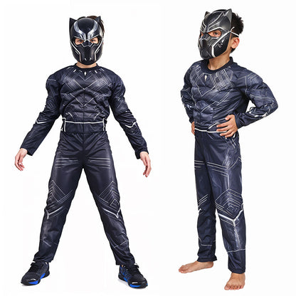 Tenue de Deguisement Black Panter Pour Enfants تنزوت