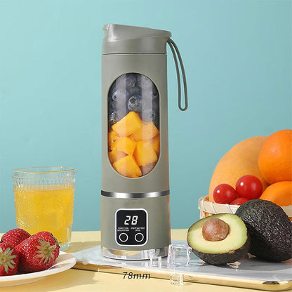 Blender à jus portables rechargeable, tasses de presse-agrumes multifonctionnelles