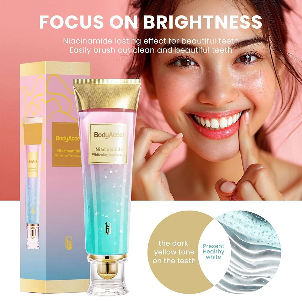 Dentifrice blanchissant à la niacinamide BodyAccel – معجون تبييض الأسنان