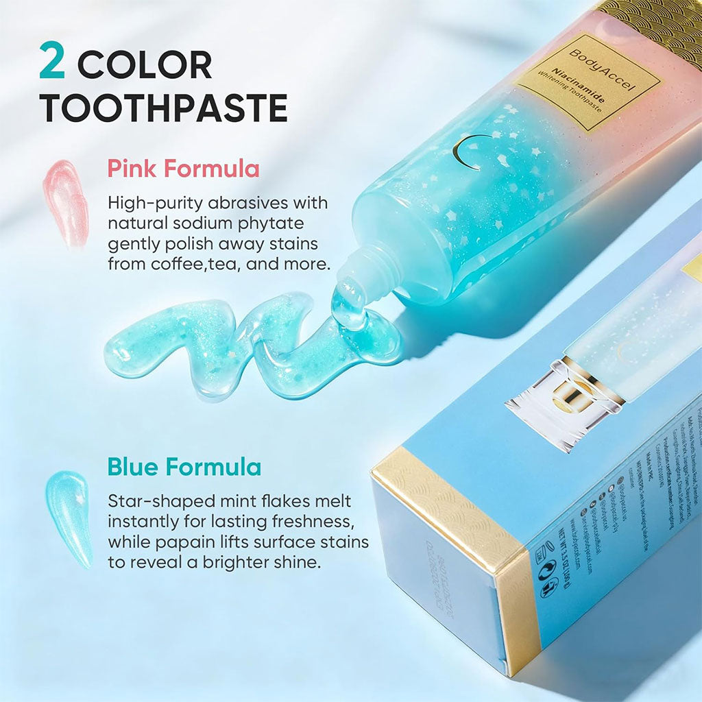 Dentifrice blanchissant à la niacinamide BodyAccel – معجون تبييض الأسنان