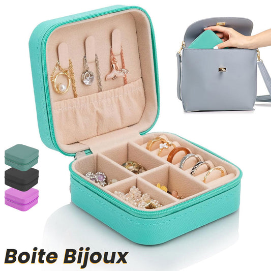 Firla Mini Boîte à Bijoux en cuir avec fermeture éclair – علبة تنظيم المجوهرات تنزوت