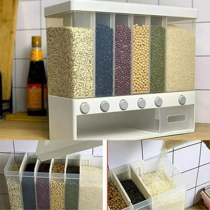 Distributeur et organisateur de nourriture sèche mural - صندوق تخزين مثبت على الحائط وموزع طعام