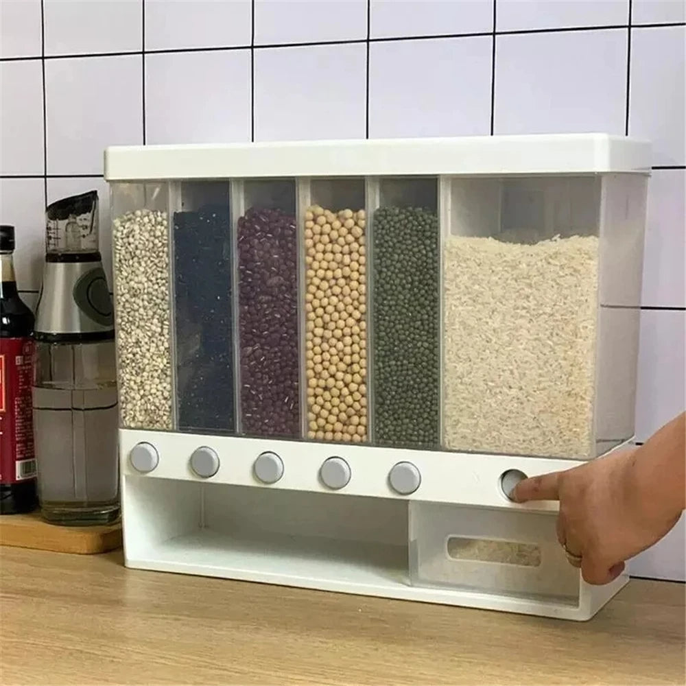 Distributeur et organisateur de nourriture sèche mural - صندوق تخزين مثبت على الحائط وموزع طعام