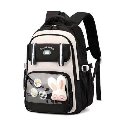 Sac à Dos Scolaire pour Enfants Style Kawaii BoShiKai Noir – حقيبة ظهر مدرسية للأطفال أسود تنزوت