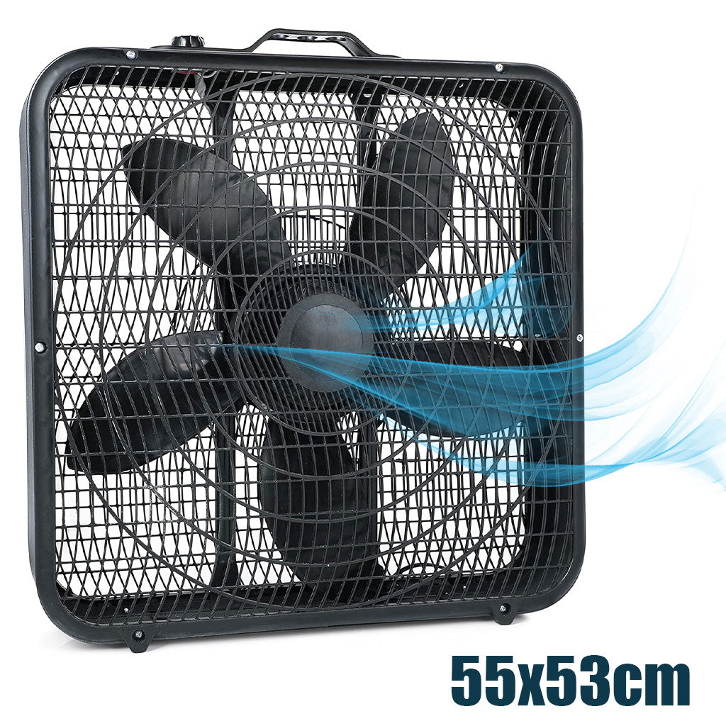 Ventilateur de table avec pales aérodynamiques 3 Vitesses – مروحة مكتب حجم كبير تنزوت