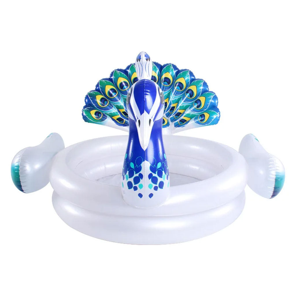 Bouée de piscine Design Paon 3D pour Enfants – حوض سباحة على شكل طائر