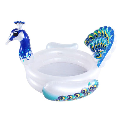 Bouée de piscine Design Paon 3D pour Enfants – حوض سباحة على شكل طائر
