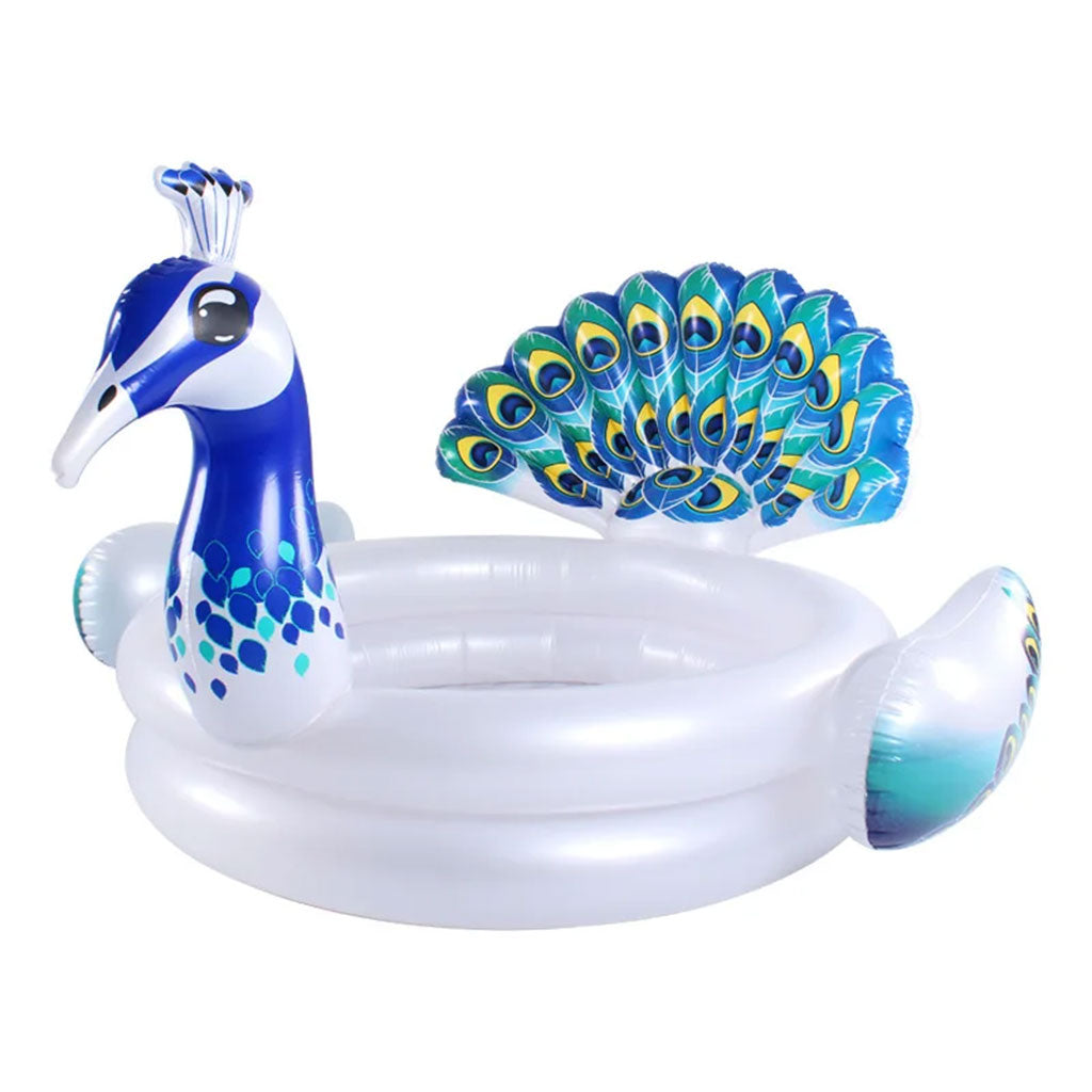 Bouée de piscine Design Paon 3D pour Enfants – حوض سباحة على شكل طائر