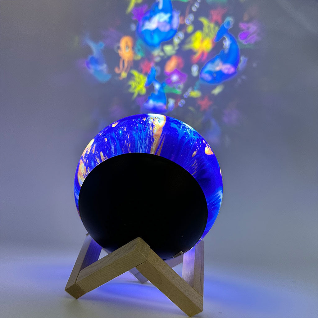 Projecteur et Haut Parleur Bluetooth pour enfants – مصباح ليلي للأطفال مع مكبر صوت