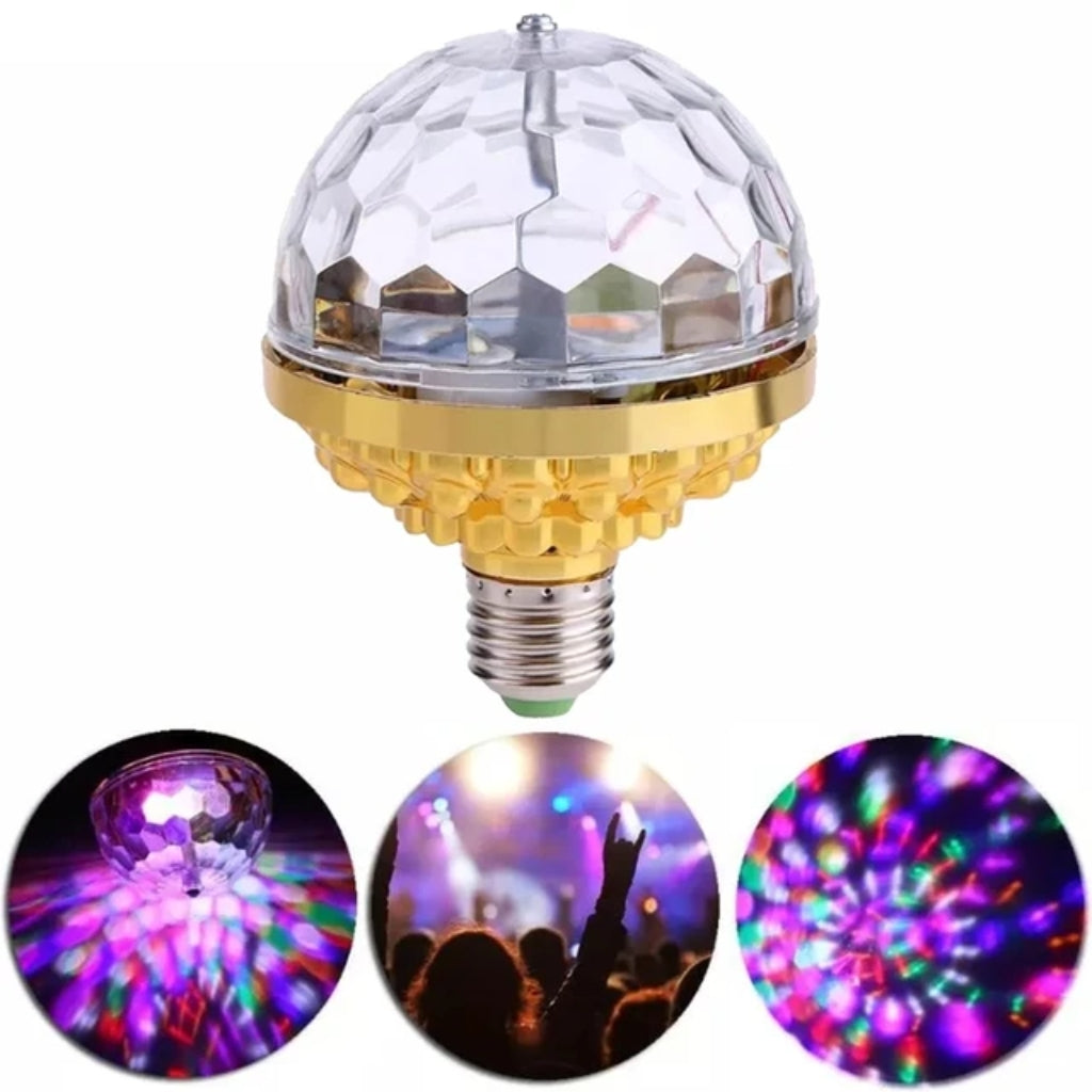Lampe jeux de lumière multi couleur rotative Disco Ball - تنزوت