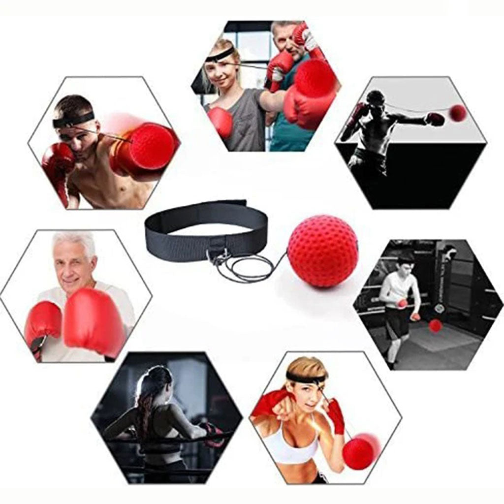 Balle de Boxe Reflex pour améliorer la coordination œil-main 3Pcs