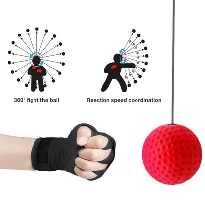 Balle de Boxe Reflex pour améliorer la coordination œil-main 3Pcs
