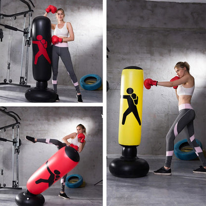 Sac de Boxe Gonflable sur Pied 160cm pour Enfants et Adultes – كيس ملاكمة قابل للنفخ