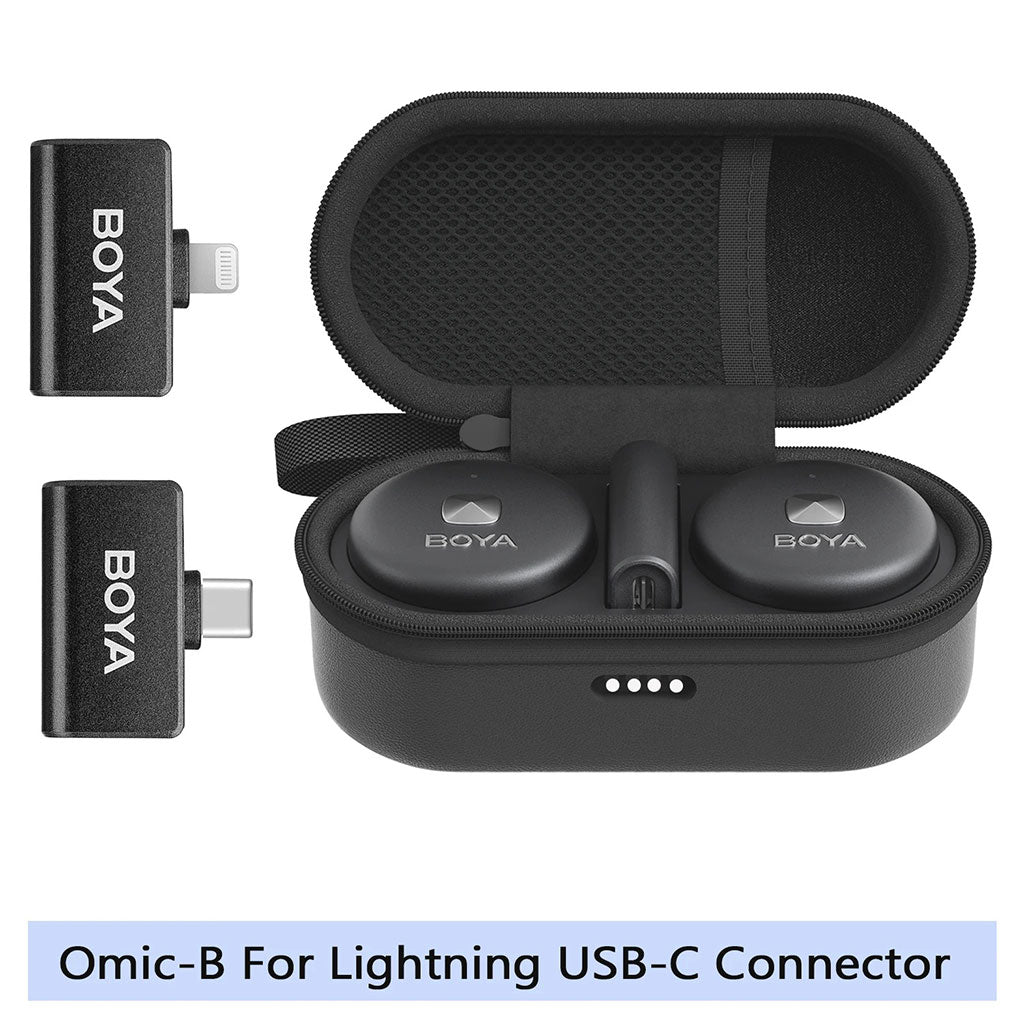 Microphone Cravate Sans Fil BOYA Omic-U IPhone Type C – ميكروفون بويا أصلي